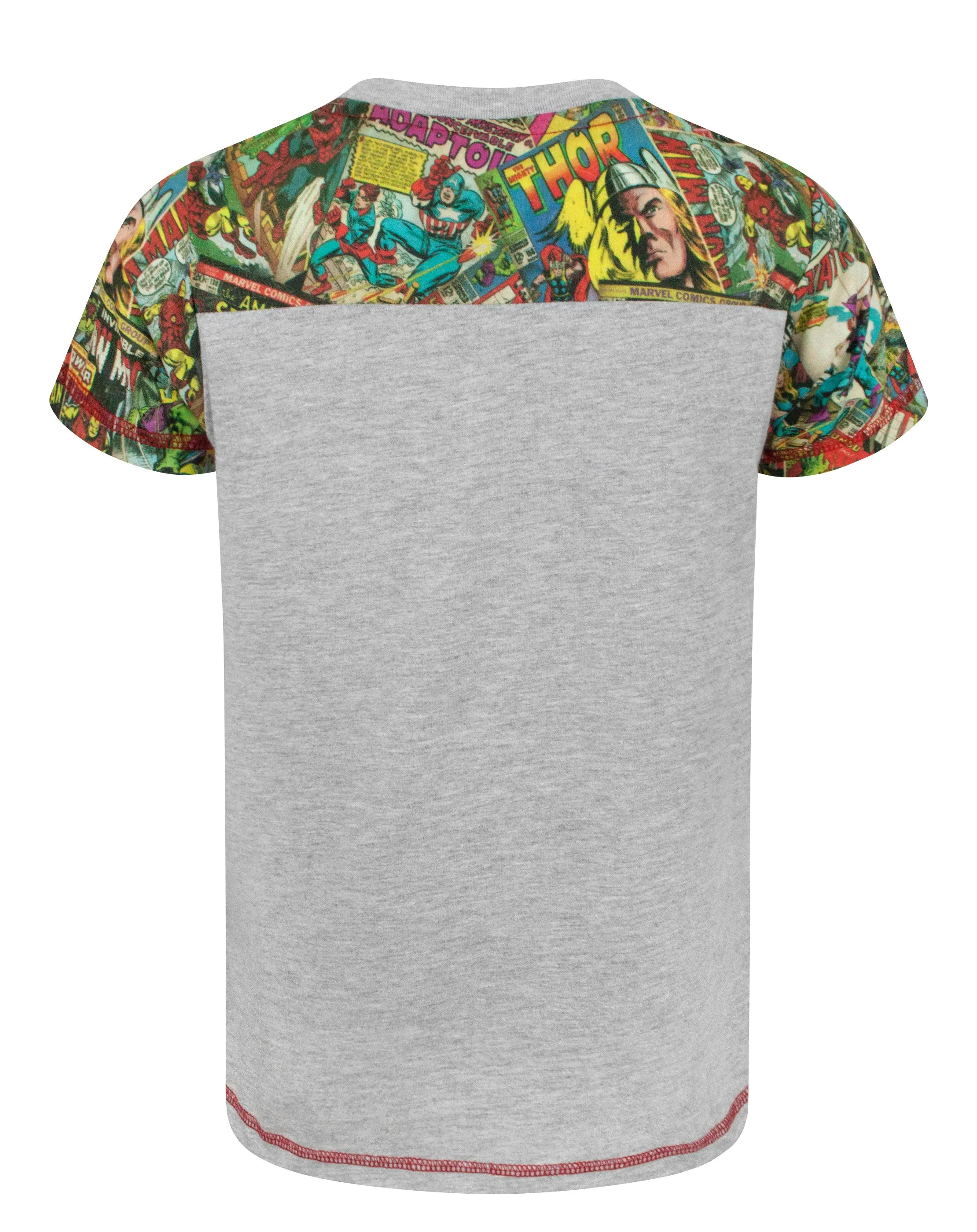 Marvel Comics Printed Sleeve Boy's T-Shirt