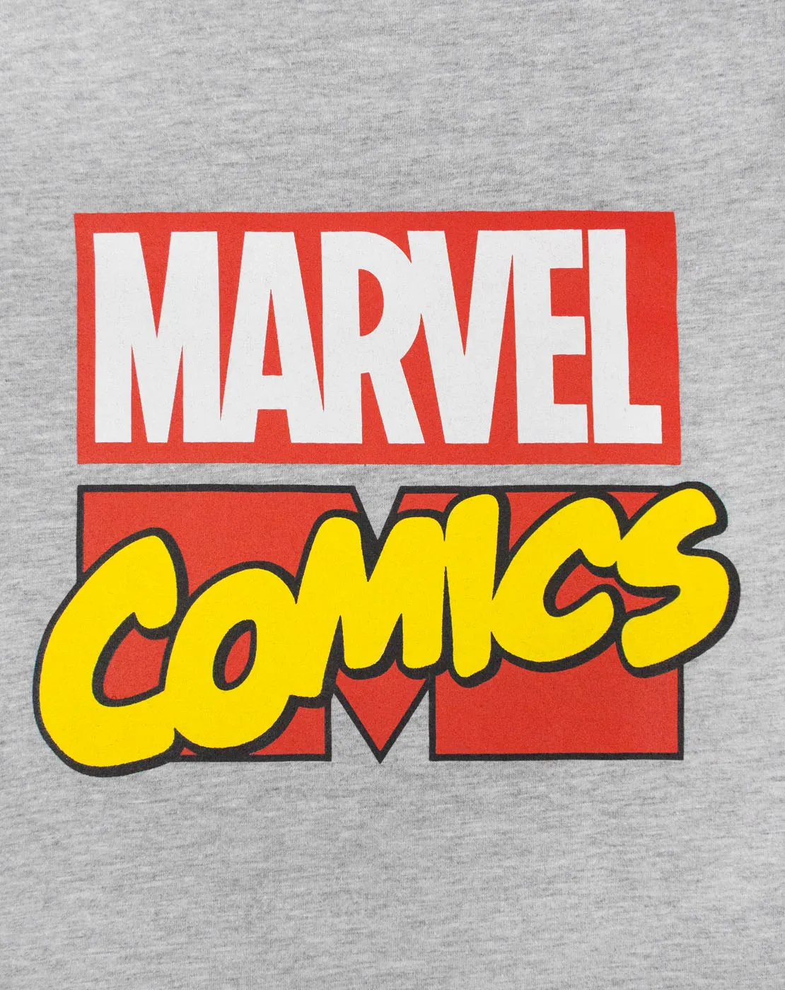 Marvel Comics Printed Sleeve Boy's T-Shirt