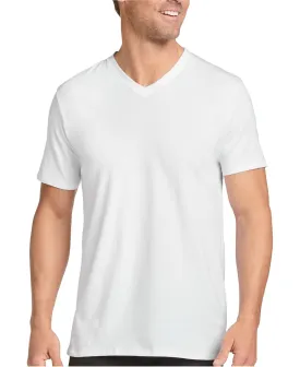 Men 3-pk. Jockey V-neck T-shirts, white