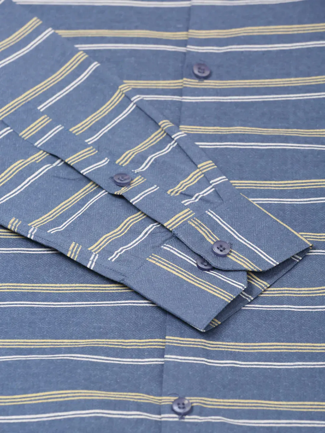 Men'S  Cotton Striped Formal Shirts