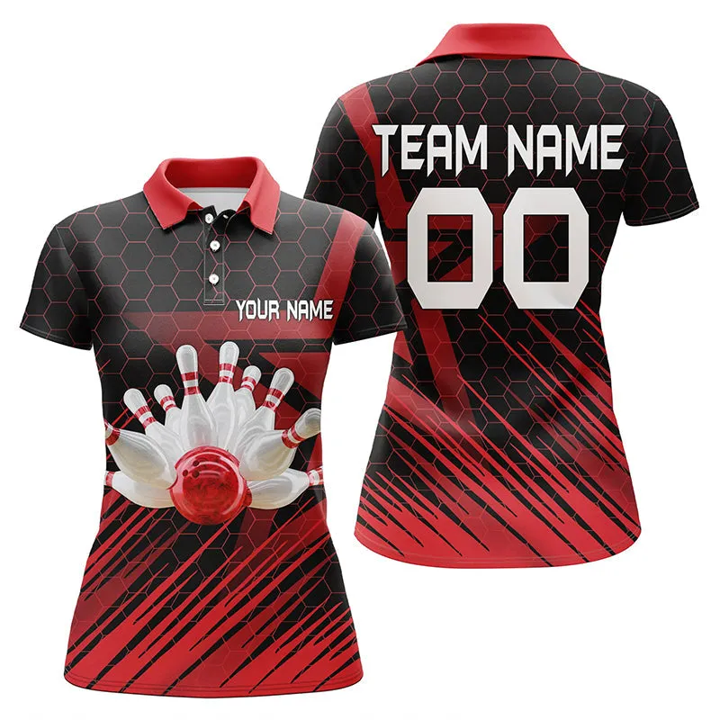 Multi Color Bowling Shirt For Women Custom Sleeveless Polo Bowling 3D Bowling Team Shirt For Women