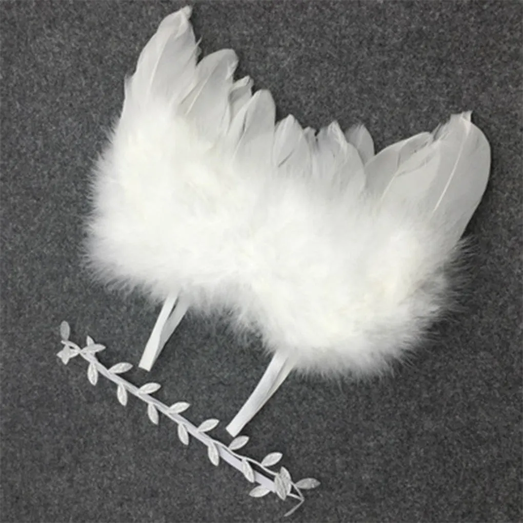 Newborn Photography Props White Angel Wing