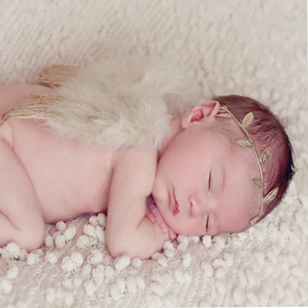 Newborn Photography Props White Angel Wing