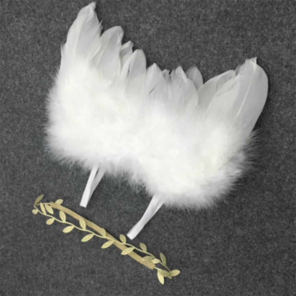 Newborn Photography Props White Angel Wing