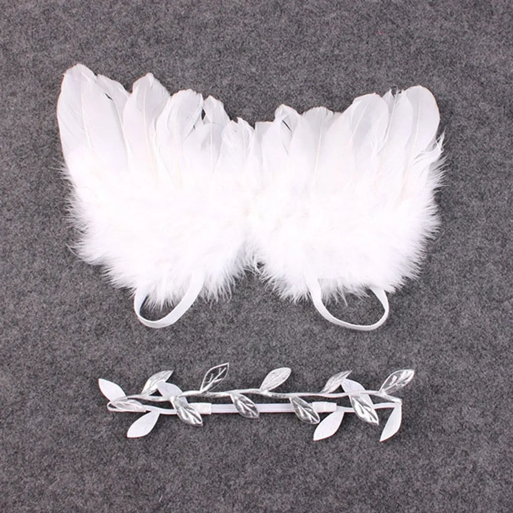 Newborn Photography Props White Angel Wing