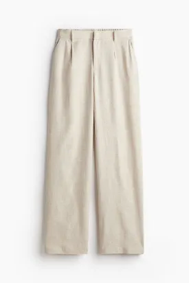 Old Money Elegant Linen Chino Stripe Pants