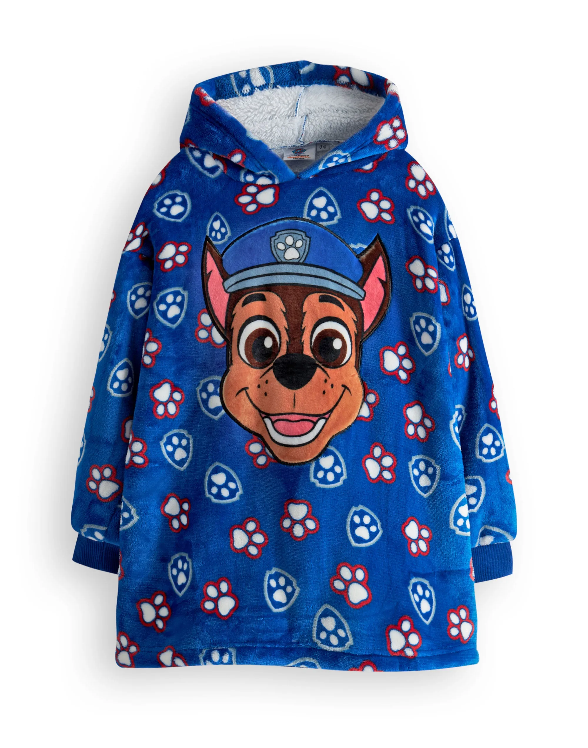 PAW Patrol Boys Chase Blue Blanket Hoodie