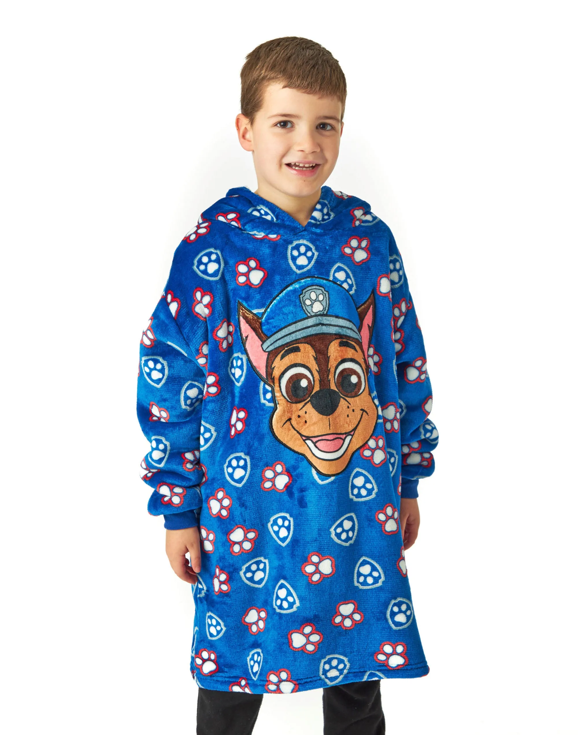 PAW Patrol Boys Chase Blue Blanket Hoodie