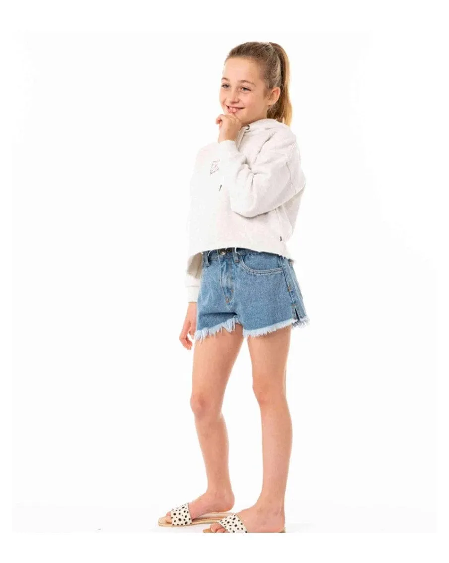 Penny Kick Flare Denim Short Girls