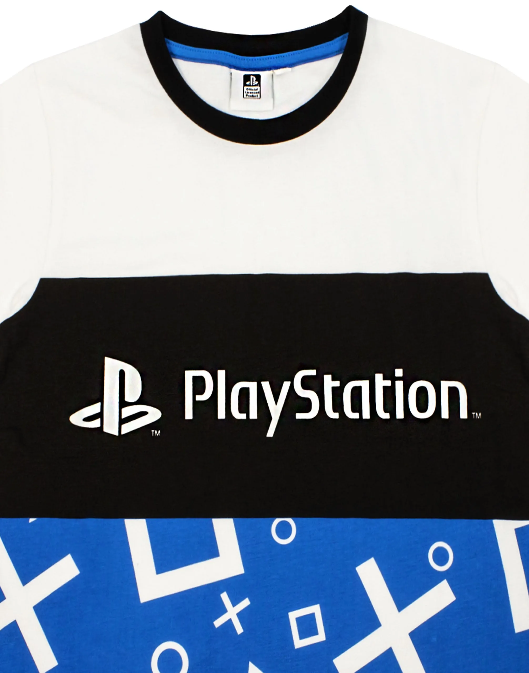 PlayStation Logo Controller Symbols Print Boys Black Short Sleeve Short Leg Pyjama Set