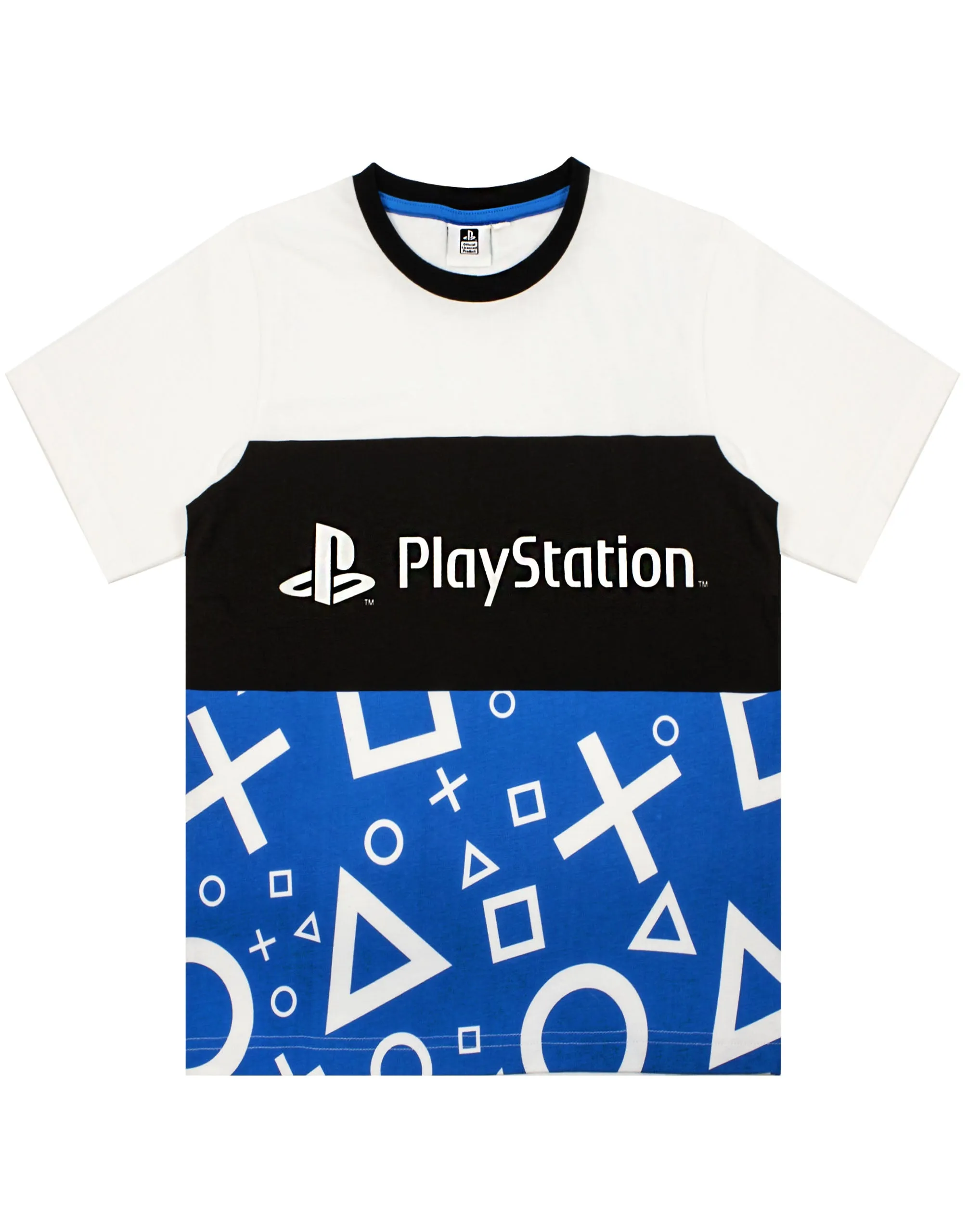 PlayStation Logo Controller Symbols Print Boys Black Short Sleeve Short Leg Pyjama Set