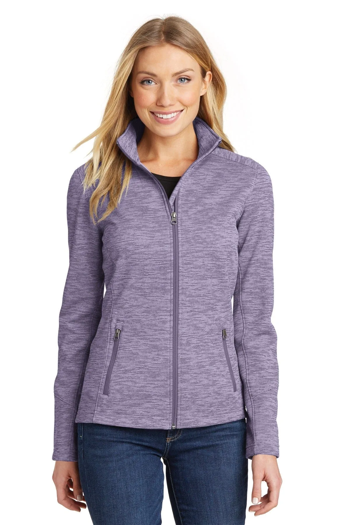 Port Authority ®  Ladies Digi Stripe Fleece Jacket. L231