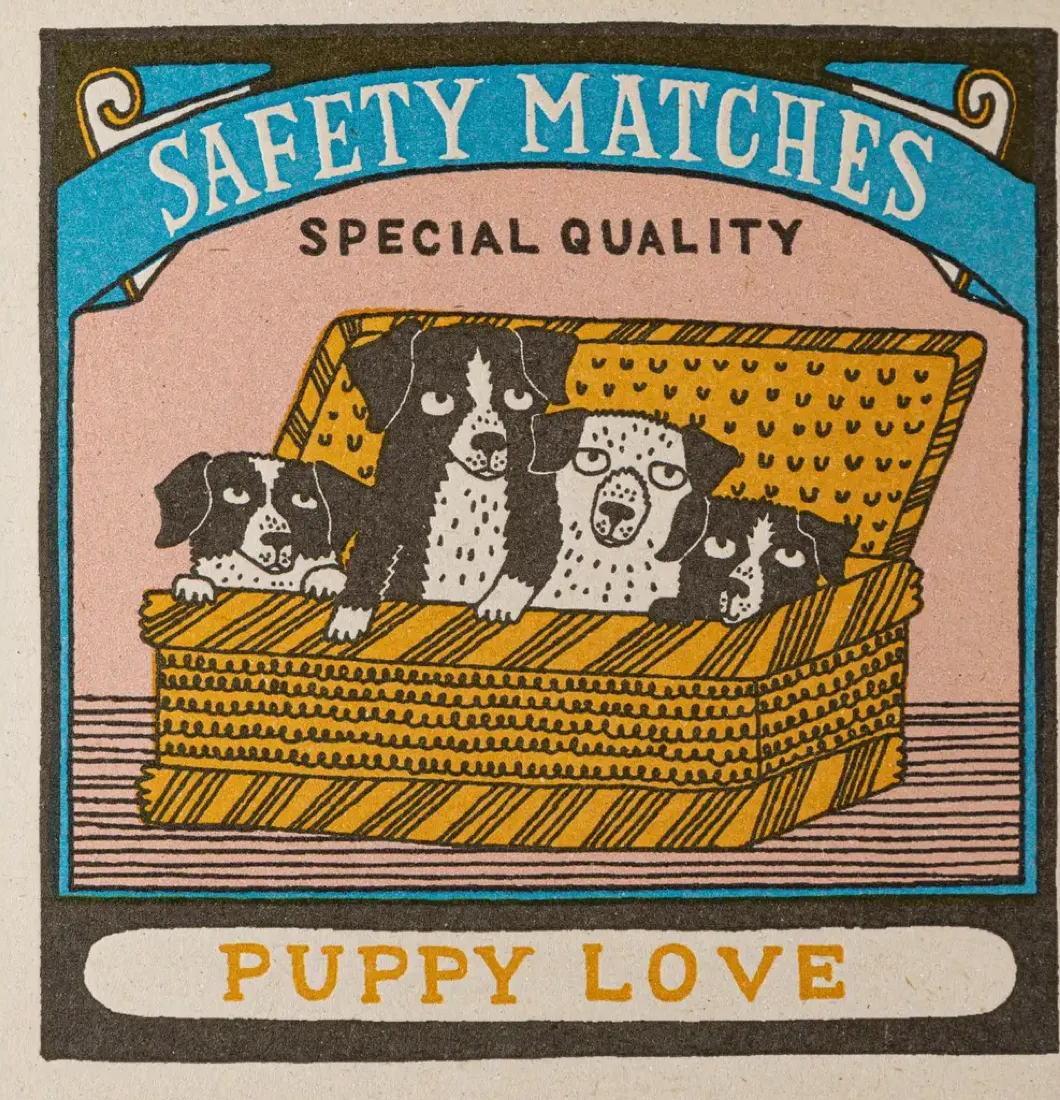 Puppy Love Matchbox