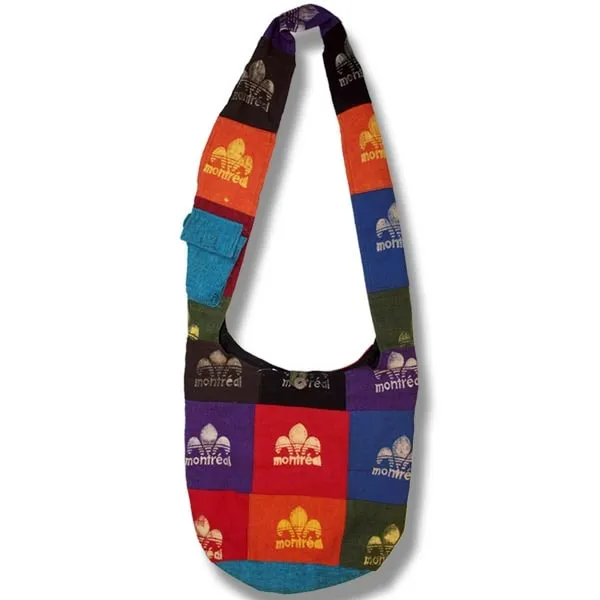 Pure Hand Craft Nepal Shoulder Bags with Two Side Print. Beautifully 100% handmade and decorated. 100% Cotton made in Nepal.