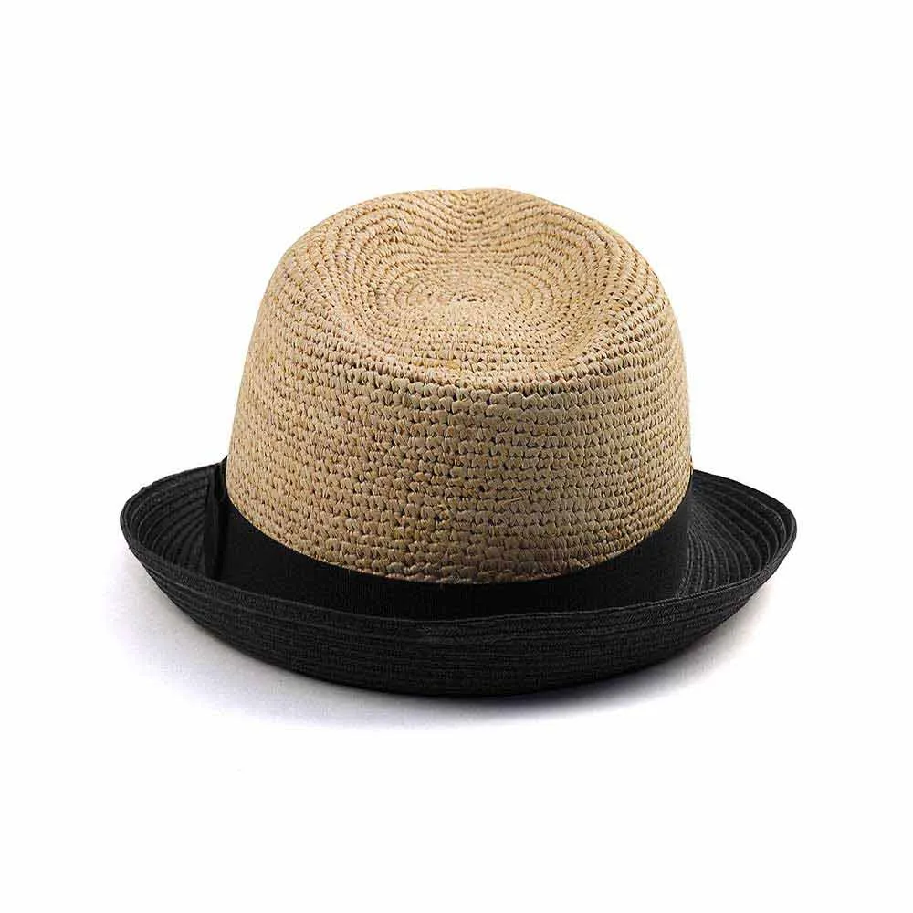 Raffia Fedora Hat