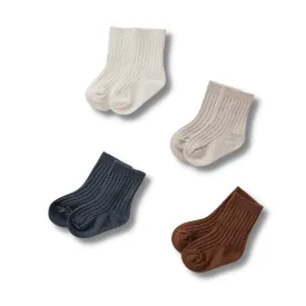 Ribbed Stretch Socks