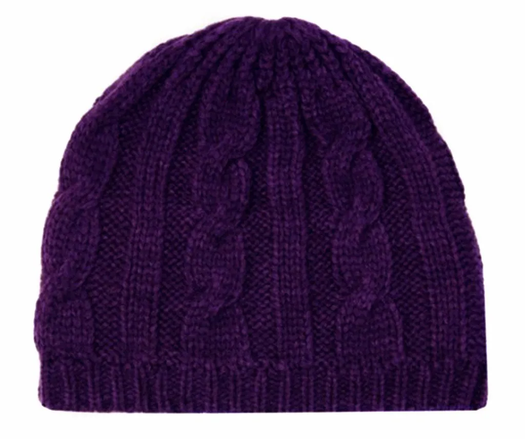 Sakkas Cable Knitted Solid Color Fashion Winter Beanie / Cap / Hat