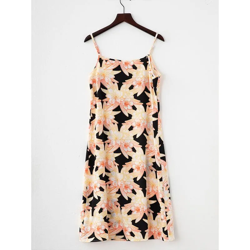 Slim-Fit Print Slimming Cami Dress