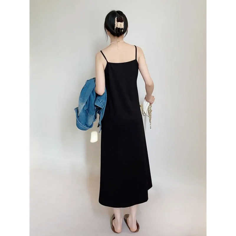 Slimming Cami Plus Black Petite Dress