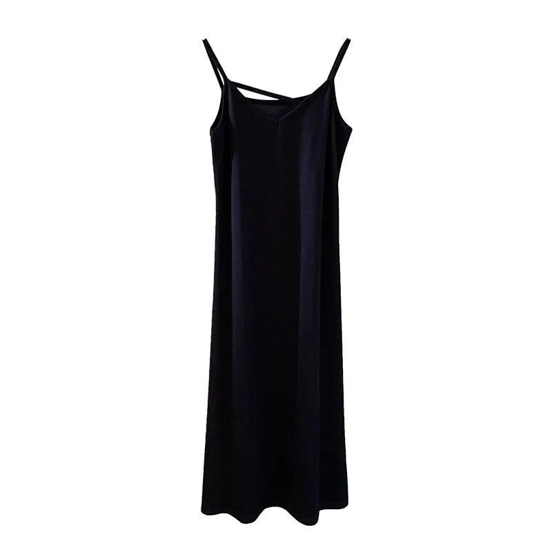 Slimming Cami Plus Black Petite Dress