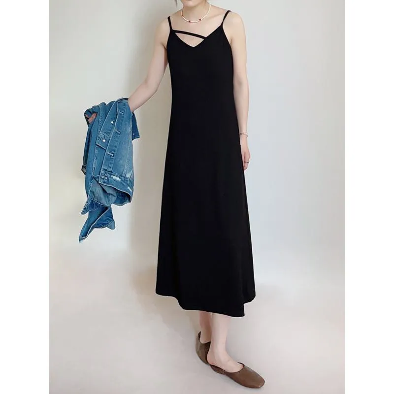 Slimming Cami Plus Black Petite Dress