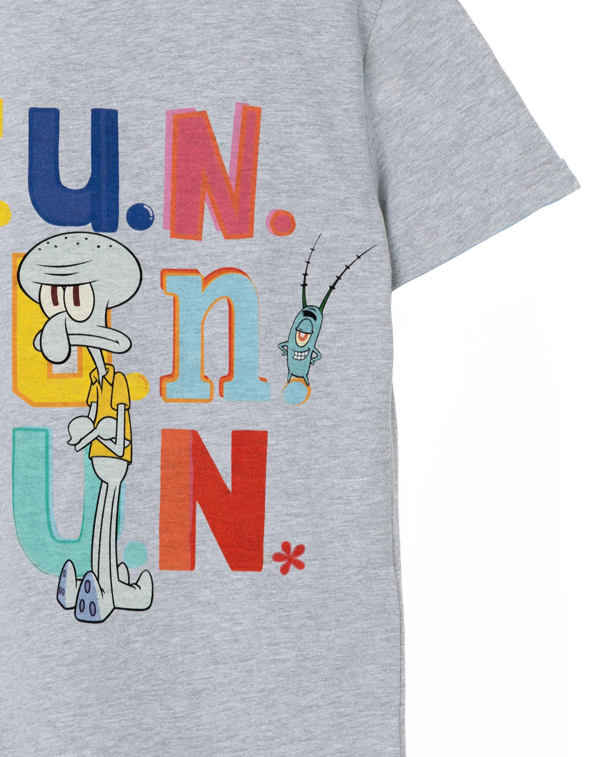 SpongeBob SquarePants Squidward Boys Short Sleeved T-Shirt