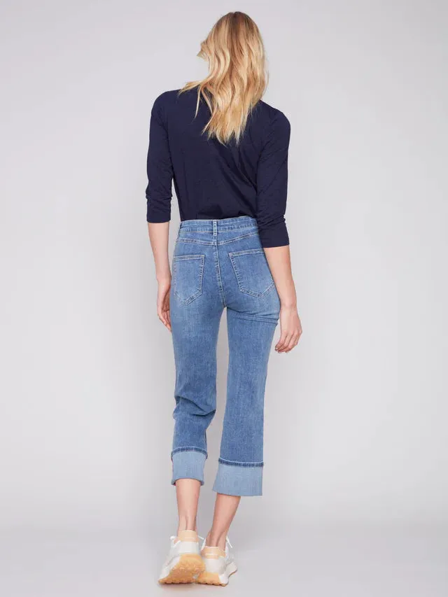 STRAIGHT LEG CUFF JEAN