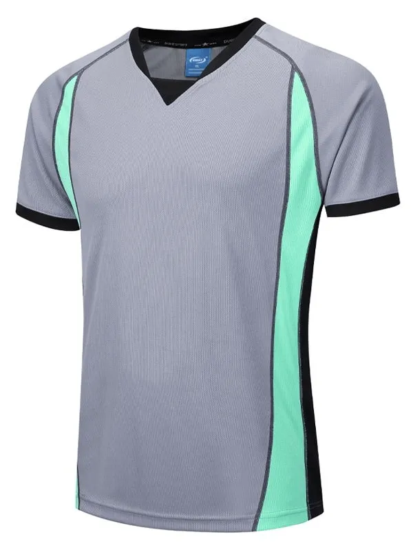 Stylish Elastic Quick-Drying Men's T-Shirt with Short Sleeves - SF1503