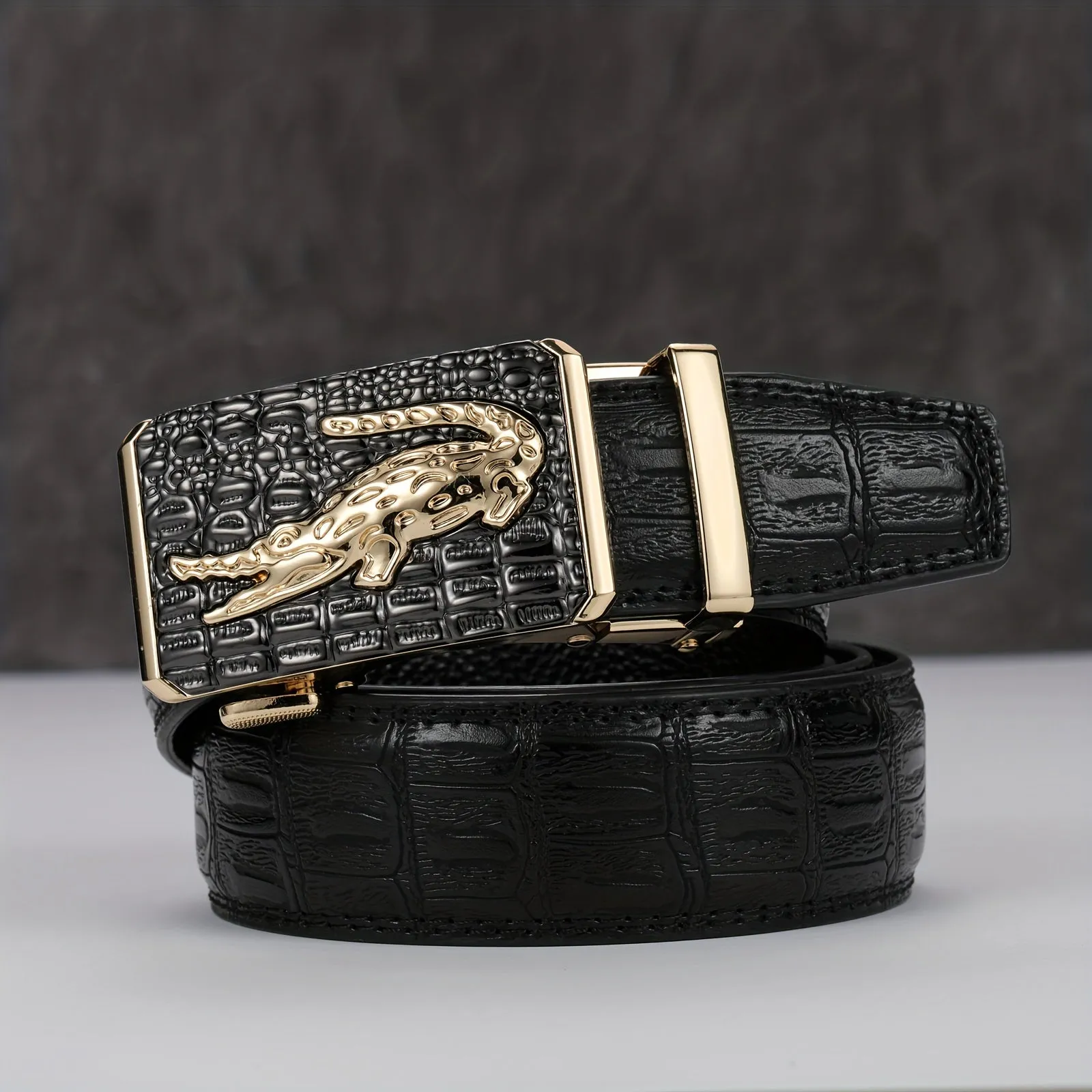 Stylish Mens Automatic Buckle Belt Perfect Birthday Gift for Him