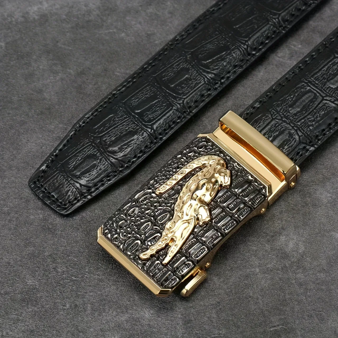 Stylish Mens Automatic Buckle Belt Perfect Birthday Gift for Him