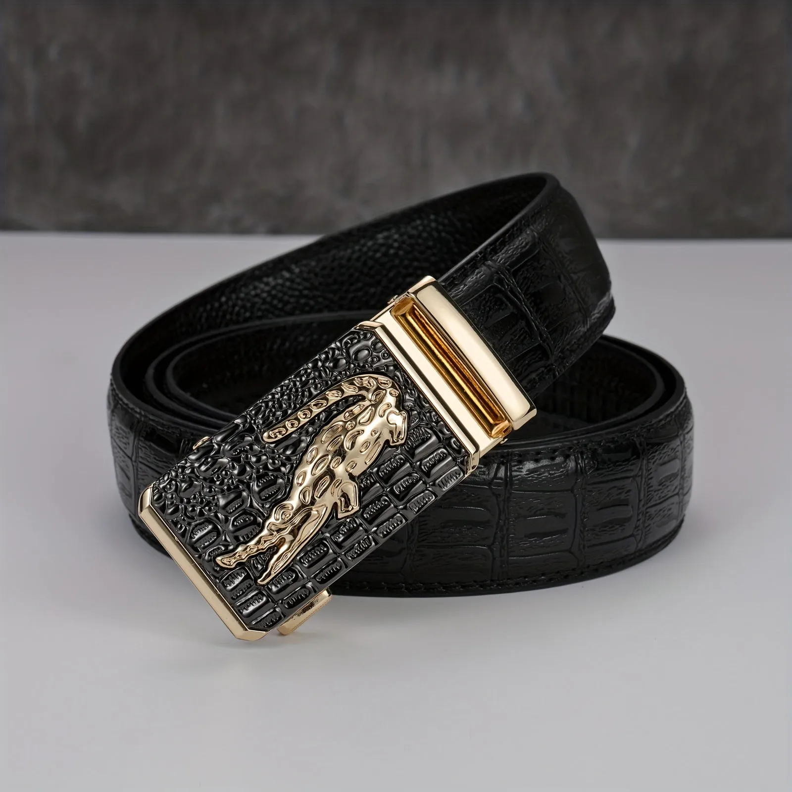 Stylish Mens Automatic Buckle Belt Perfect Birthday Gift for Him