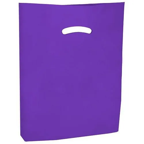 Super Gloss Die Cut Handle Bags - 12 x 15 - (Purple)