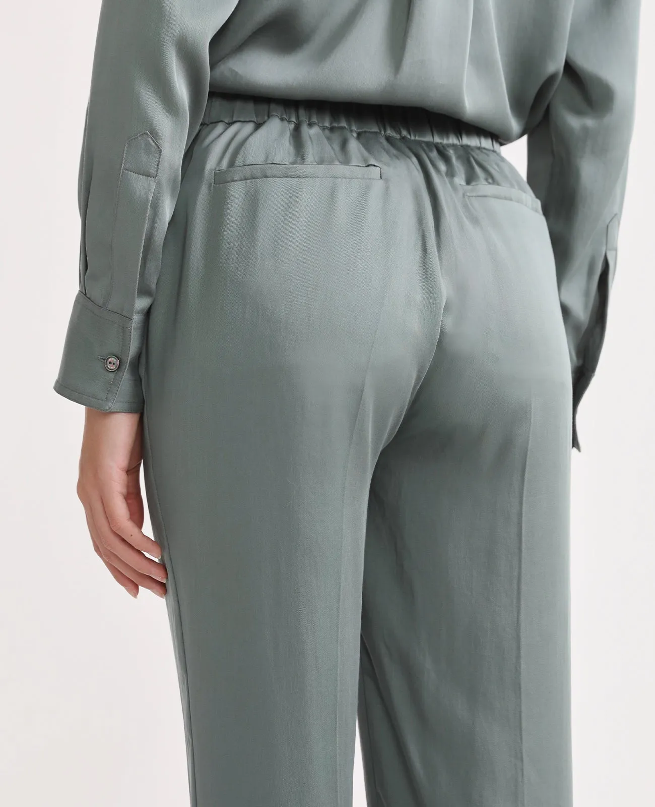 Tencel Side Slit Pant