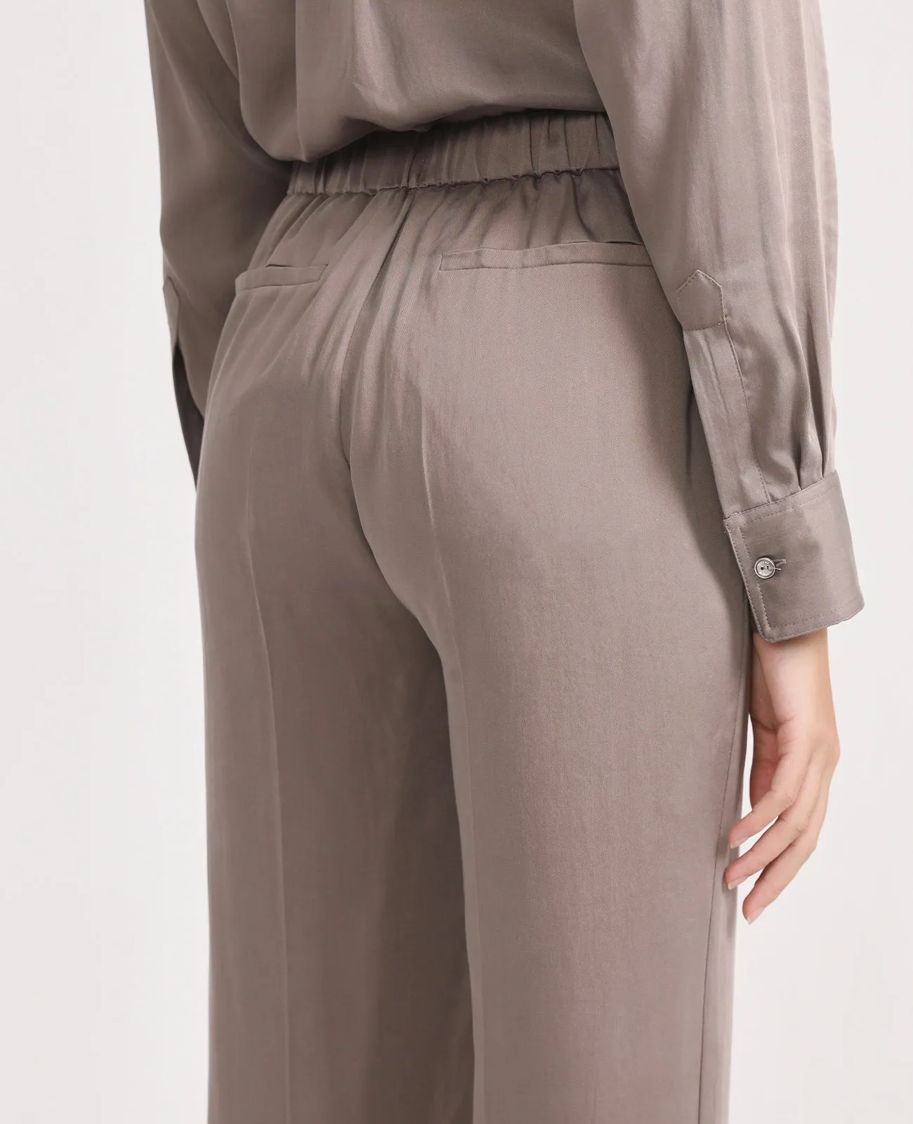 Tencel Side Slit Pant