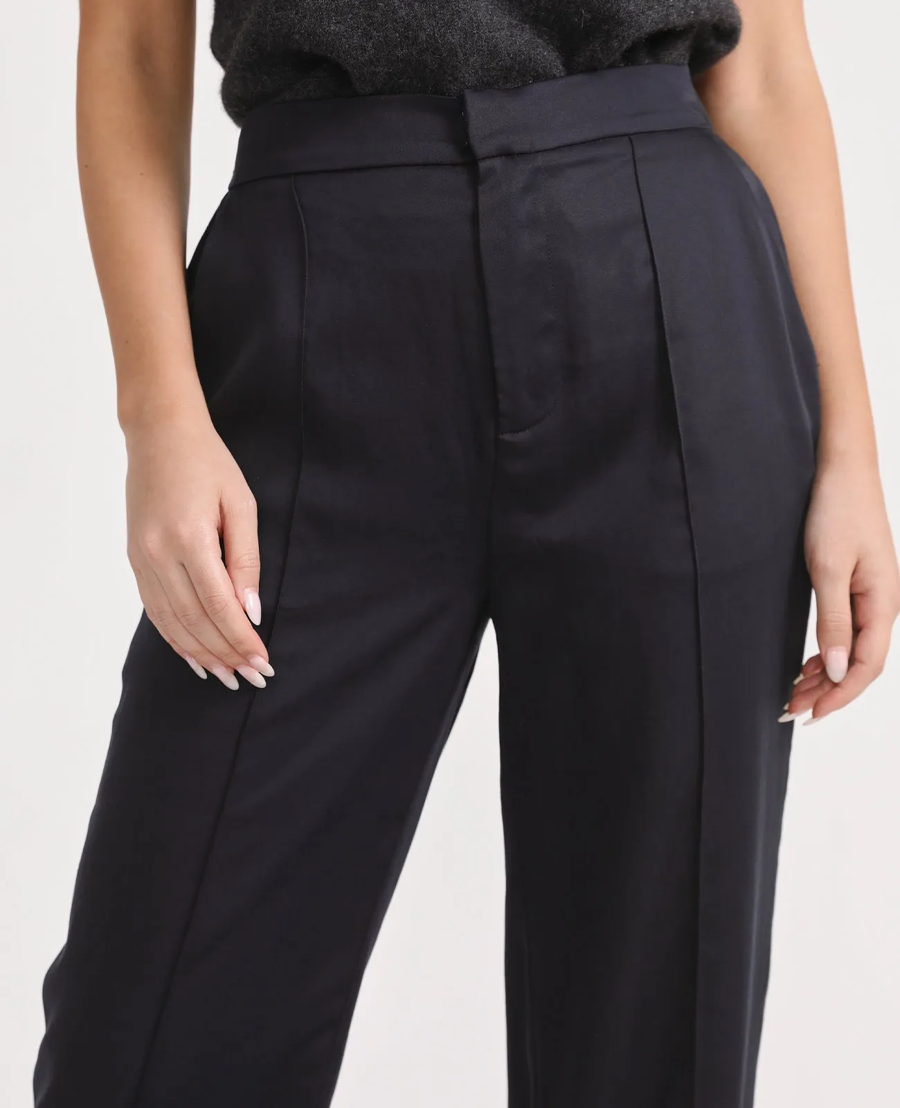 Tencel Side Slit Pant