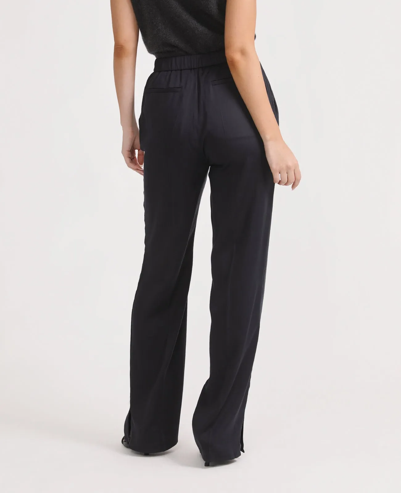 Tencel Side Slit Pant