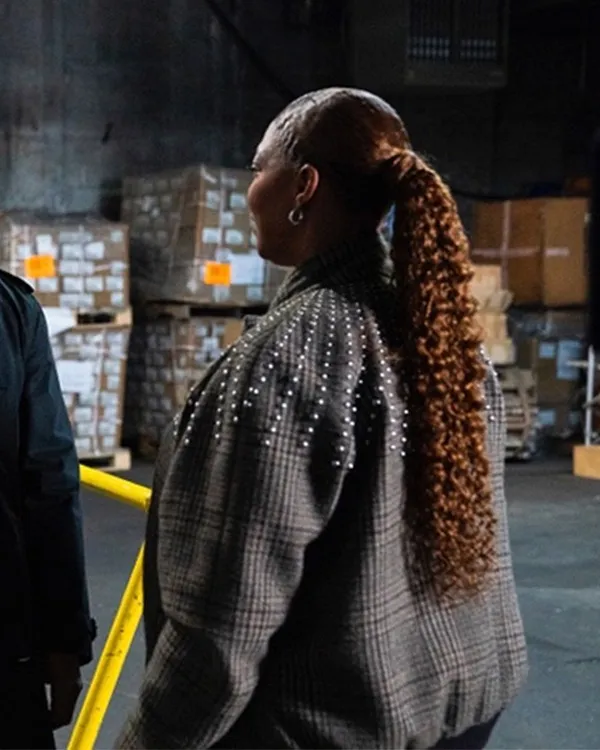 The Equalizer S03 Queen Latifah Check Jacket