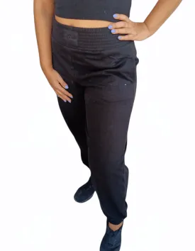 Top Secret Women Cotton Pants - Black