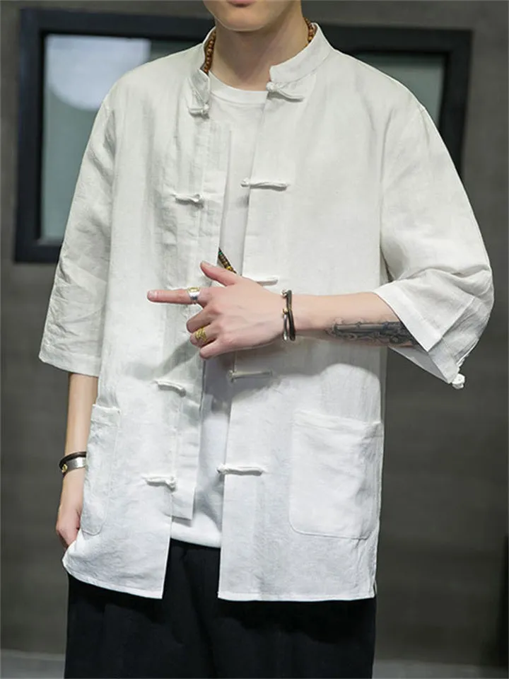 Traditional Chinese Shirts Vogue Top Quality For Men