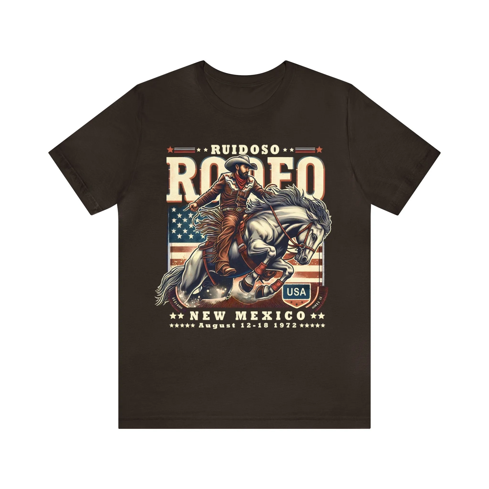 Vintage 1972 Ruidoso New Mexico Rodeo Tee