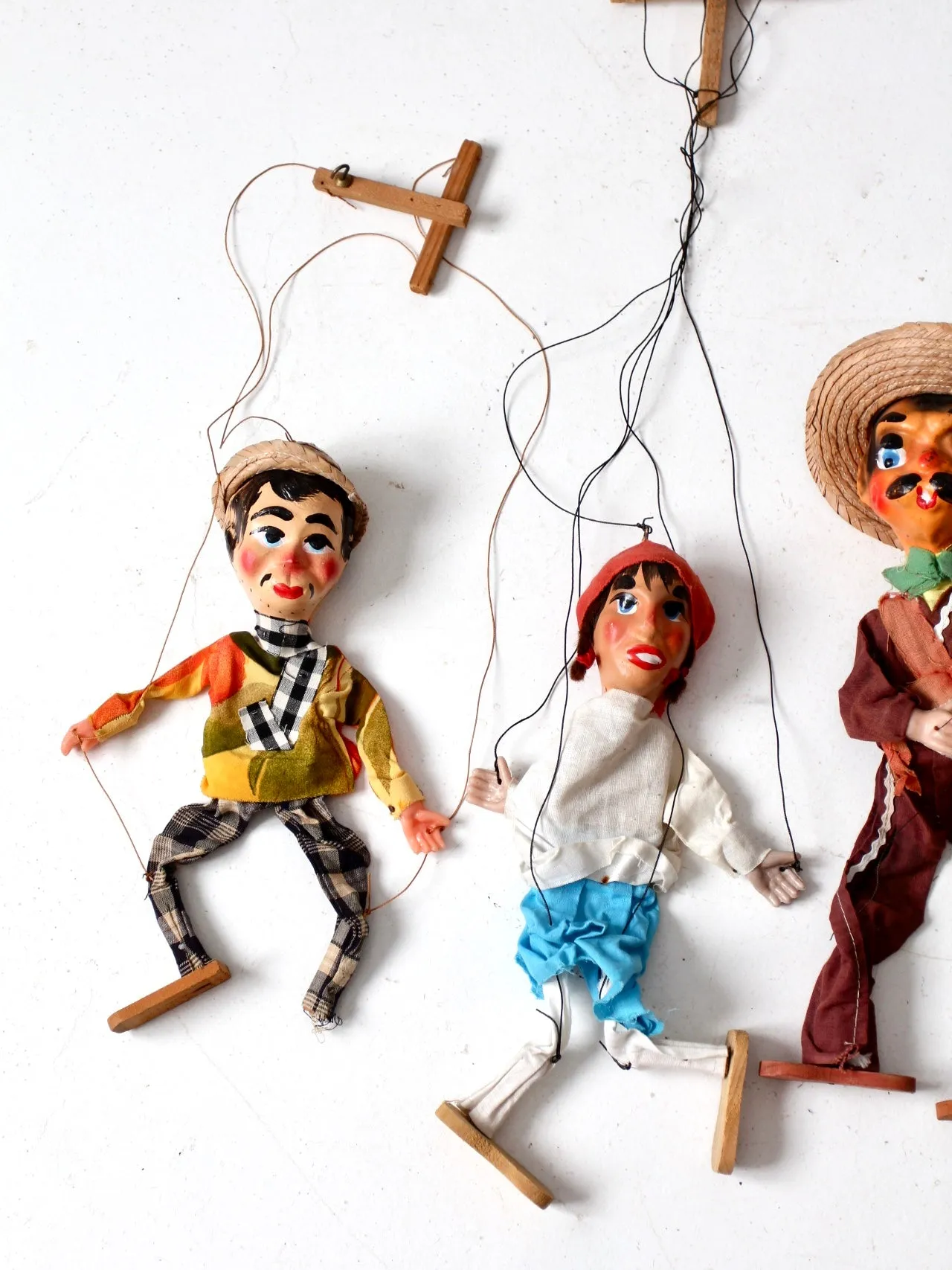 vintage Mexican marionettes collection