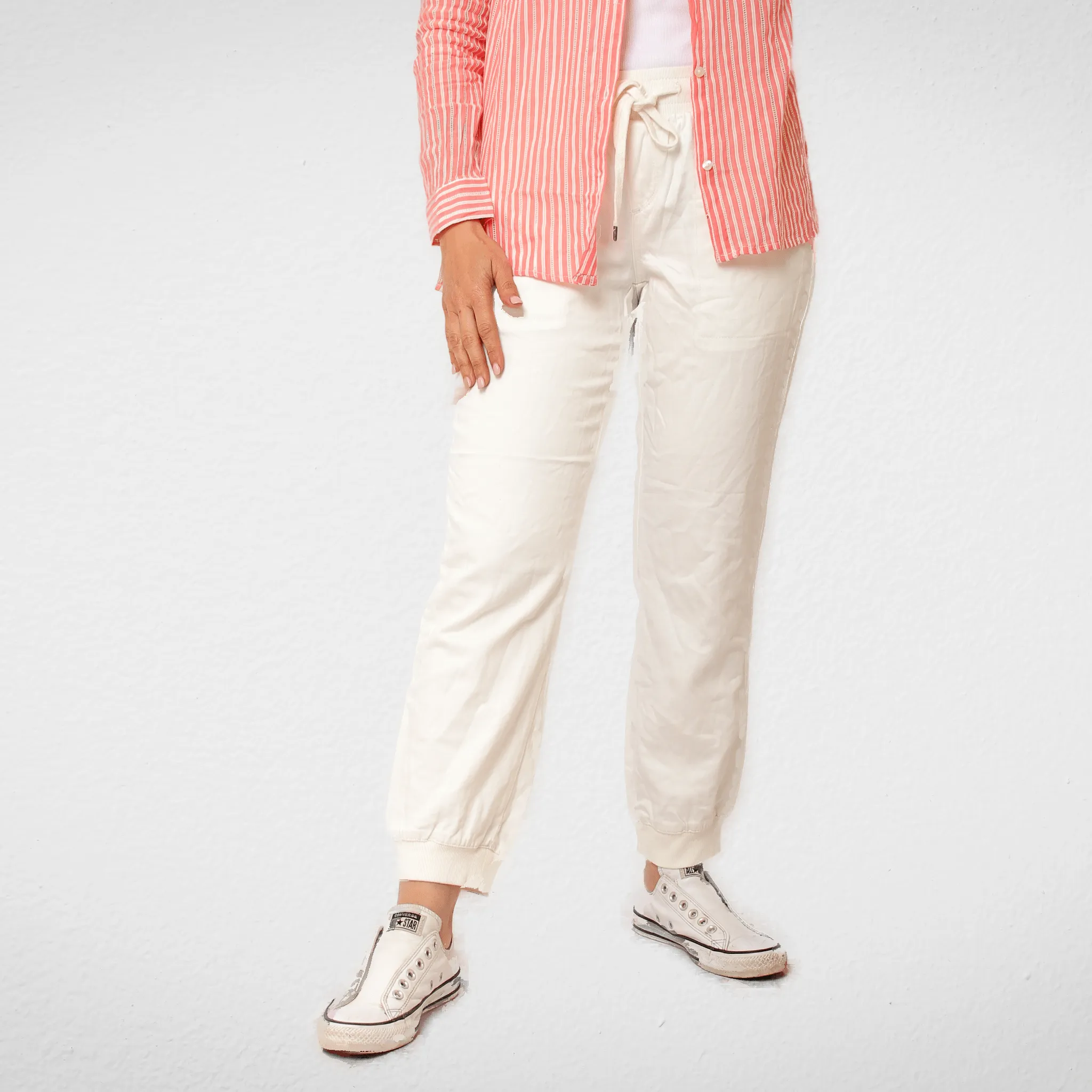 Women Pants (استك) - White