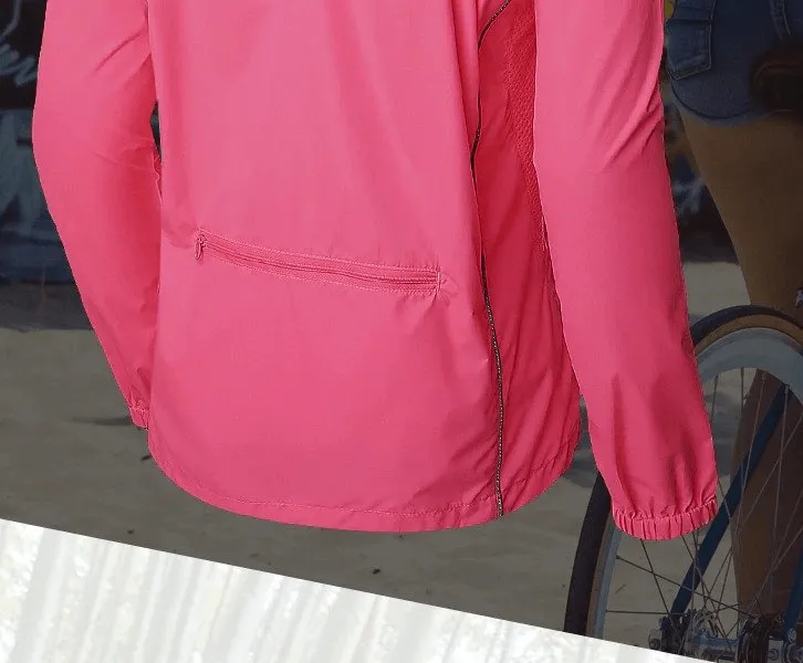 Women's Waterproof Reflective Bicycle Jackets With Long Sleeves - SF0135