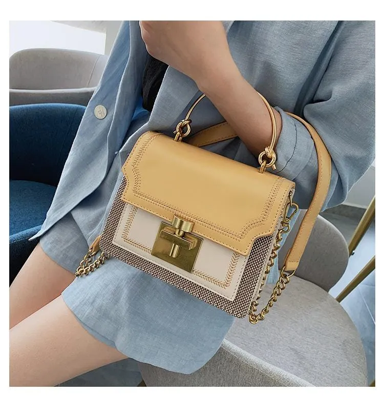 Yellow Crossbody Shoulder Bag